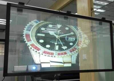 Filme holográfico transparente no vidro, da projeção traseira filme 3D holográfico