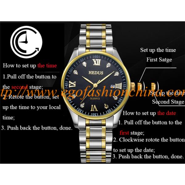 Rose Gold Black White Woman Watch Luxury Watch for Man Stainless Steel Watch Quartz Watch