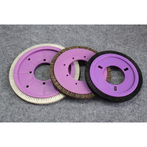 Специализированные детали стантера Машины Кисточка Колесо Фиолетовое Пластиковое Тело Смешанное Бристл Свиньи волосы 8 отверстий