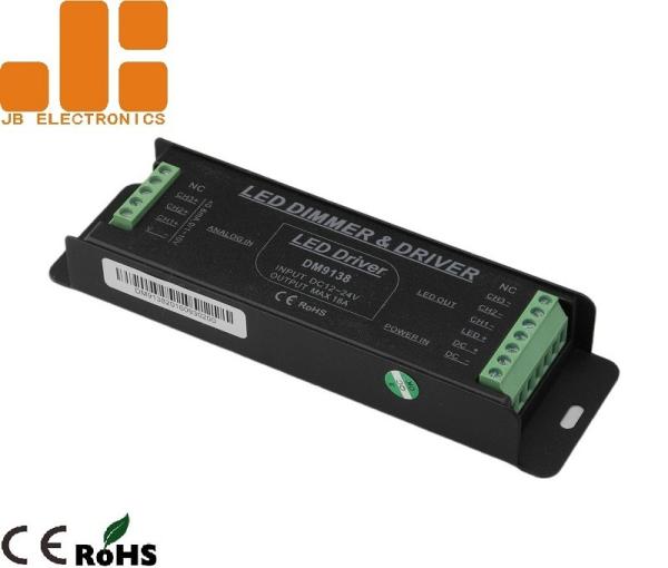 3 Channels LED Dimmer Controller PWM Signal Output 0-10V Aluminium Alloy Housing