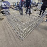 Heavy Duty Welded Gabion Box with 275g Zinc Coated Galvanized Steel 50x50mm Mesh for Retaining Walls and Erosion Control 1000x500x300mm