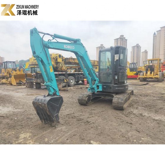 2018 Подержанный 5,5 тонновый экскаватор Kobelco SK55SR