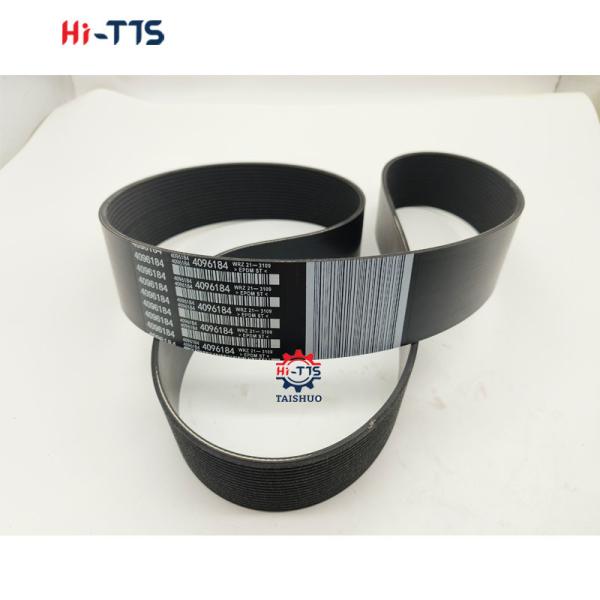 Peças para motores a diesel QSK23 Faixa de ventilador com nervuras 4096184 Faixa de ventilador para motores