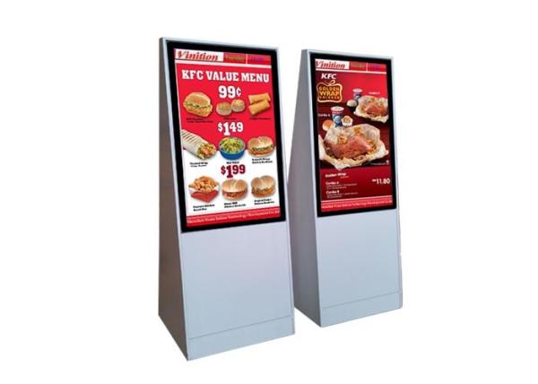 Full HD Free Standing LCD Display Shopping Mall Digital Advertising Screen