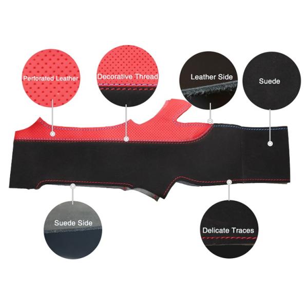 Design Your DIY Leather Steering Wheel Cover for Mazda CX-5 CX5 Atenza 2014 New Mazda 3 CX-3 2016 Scion iA 2016