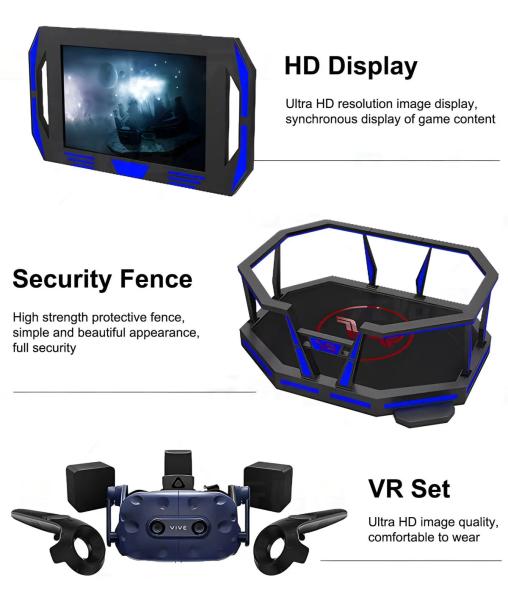 110V/220V VR 360 Game Machine Arcade Vr Machine 1kw Power CE Certified