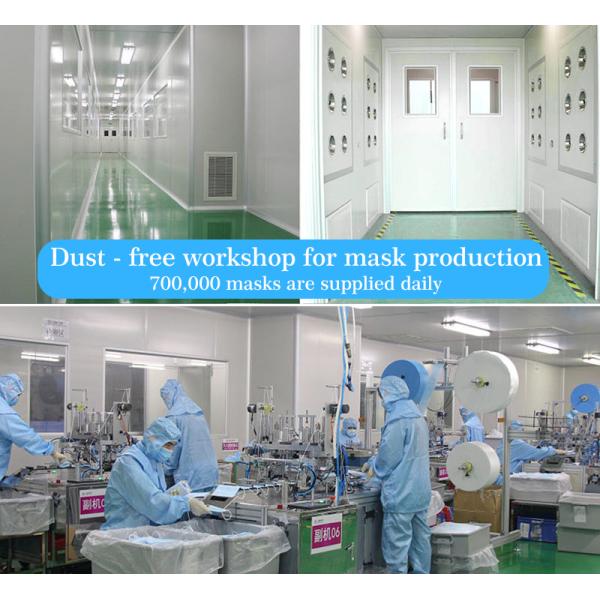 Antibacterial Disposable Surgical Face Mask , Medical Non Woven Fabric Face Mask