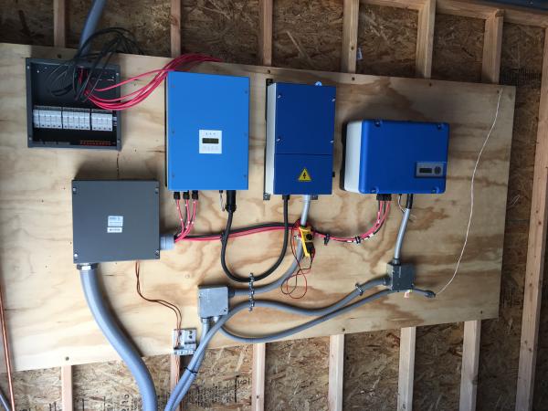 5HP 220Vac 60Hz Solar Powered Livestock Watering Systems , Solar Power Pump Set