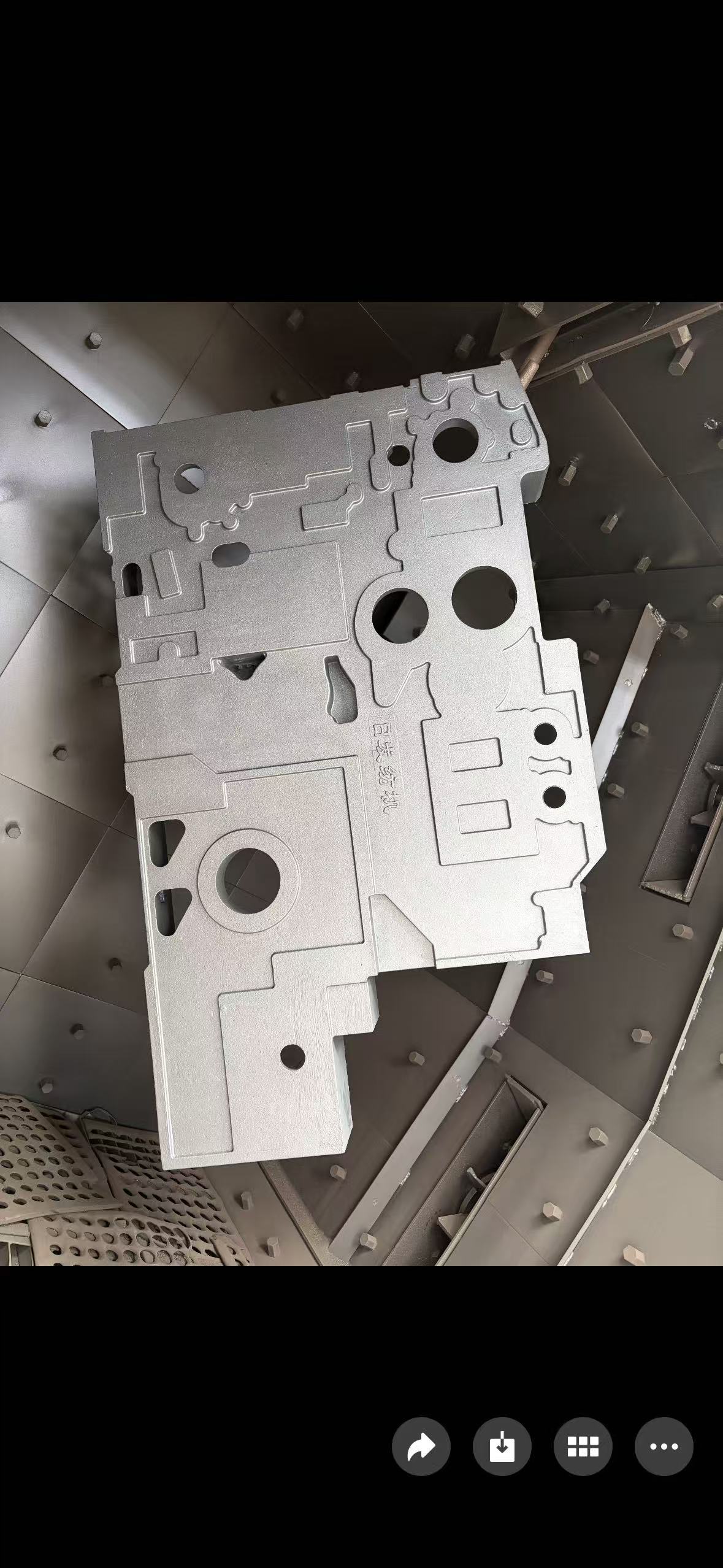 High Rigidity Textile Machine Wall Plate Casting with Good Vibration Damping and Stable Dimensional Accuracy for Air Jet Looms