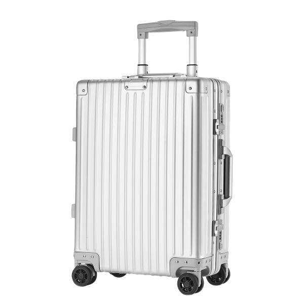 Modern Travel Companion TSA Lock and 360° Spinner Wheels on Lightweight Aluminum Frame Rolling Luggage for Holiday Trips