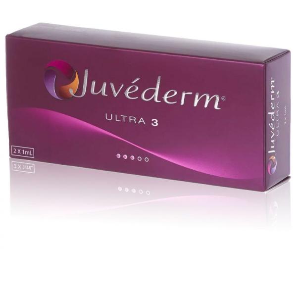 Впрыска геля вводимого дермального заполнителя ультра 3 Juvederm Hyaluronic кисловочная