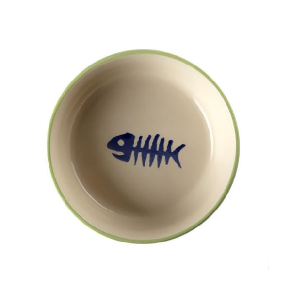 Ceramics Pet Food Feeder Rounded Shape For Gift / Home Decor / Souvenir