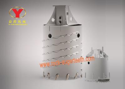 Abrasion Proof Rock Auger Teeth , Drill Bit Teeth Foundation Piling Bored Pile
