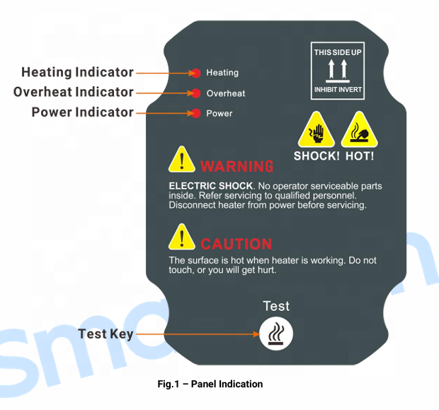SmartGen HT40MA Engine Heater for Various Engines with 16.4~25 L Displacement Generator Parts & Accessories