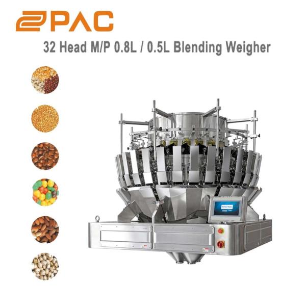 Хопперы машины упаковки 0.8L Weigher комбинации Multihead качества еды 32 смешивают Weigher