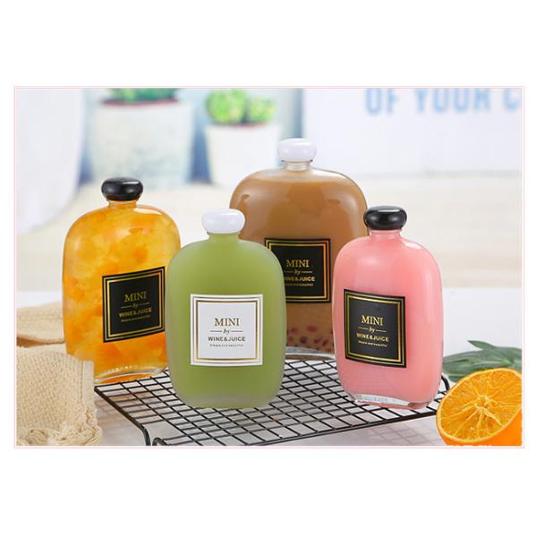 Стиль Инс материала стены ровной круглой бутылки напитка винта стеклянной толстый