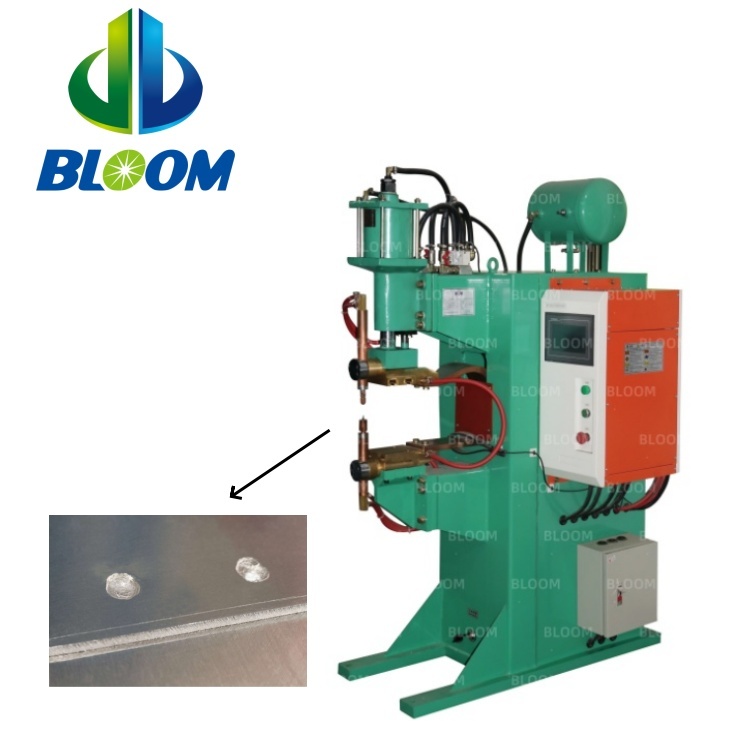 Automatic Pneumatic Spot Welder 100KVA Industrial Resistance Spot Welding Machine