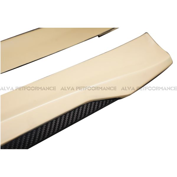 Dry Carbon Fiber Body Kits for Tesla Model 3 2019 Front Lip Side Skirts Rear Diffuser Rear Spoiler Components Kit