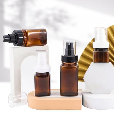 Dust Cover Plastic Pump Spray Bottles Amber Screen Printing Surface Handling