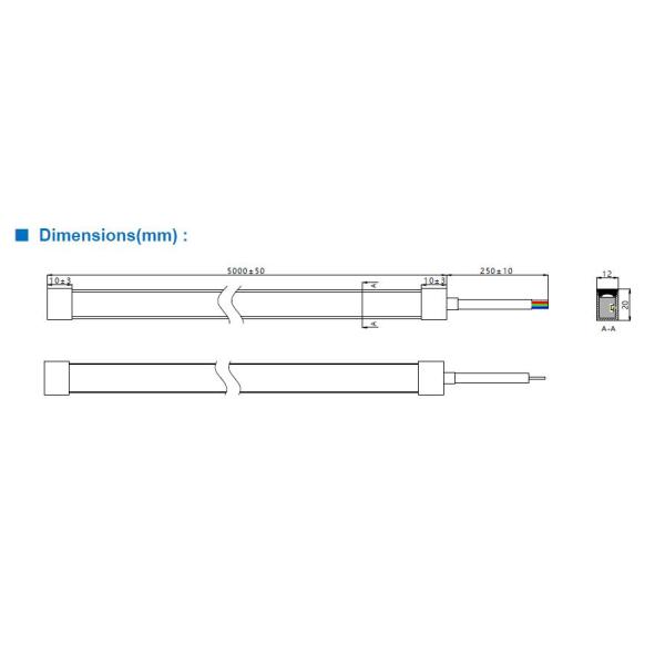 Неоновые вывески Диммабле 24В СИД полного цвета 3535 многофункциональные