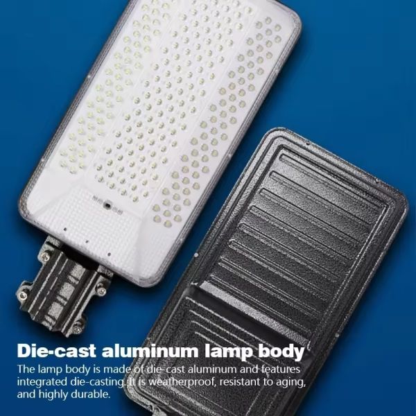 Solar Street Light with Motion Sensor 2000LM Energy-Saving Residential Lamp