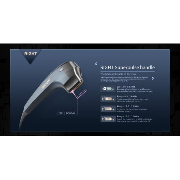 2 Handle Portable 11d Weight Loss Skin Tightenin Hifu Body Slimming Beauty Machine