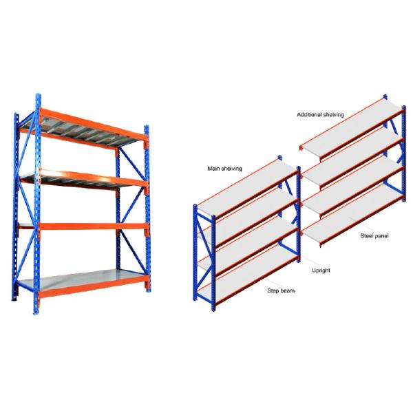 Medium Duty Rack B Carton Box Storage rack Long Span Rack Warehouse Storage Racking
