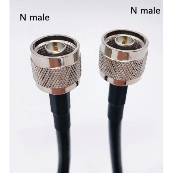 Homem de pequenas perdas do cabo coaxial N do impulsionador do sinal de 5m ao conector macho de N