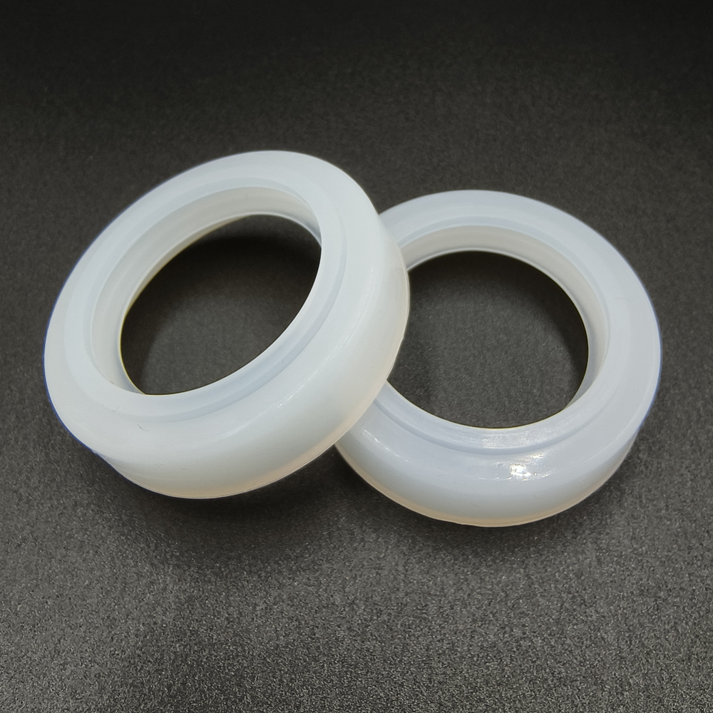 Food Grade Custom Silicone Gaskets Tear Resistant 90 ShoreA Custom Made Rubber Seals