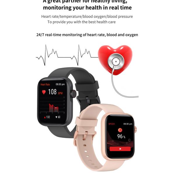 Монитор тарифа сердца лития 250mA полимера Smartwatch фитнеса людей LC201 BLE 5,0