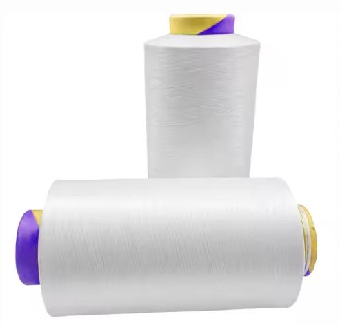 150D/144F Polyester FDY fils bruts blancs pour le tricot