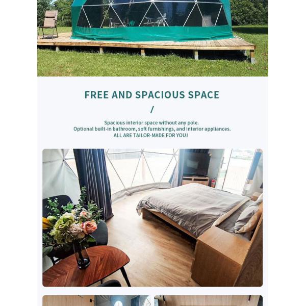 Гостиничная декорация Надувная круглая купольная палатка