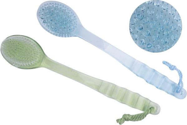 Massage particles & Back Washer Dry Skin Bath Body Brush 36.5x7.2x3.3cm