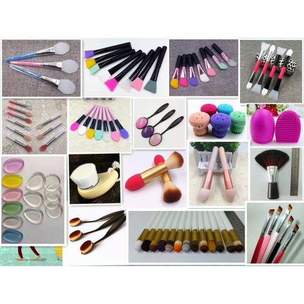 14.5cm Silicone Make Up Brushes Easy Cleaning Tools For Facial Mask Applicator