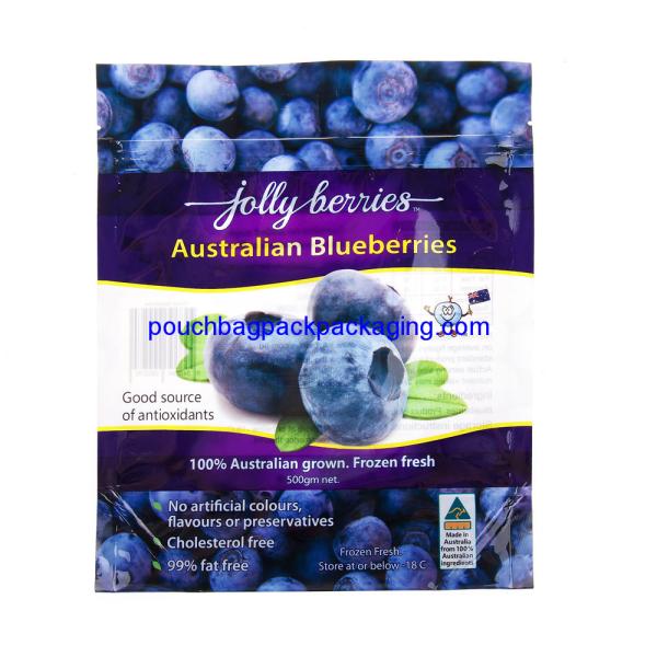 Fruit stand up pouch with zipper, stand up bag 1KG, 500g, 250g