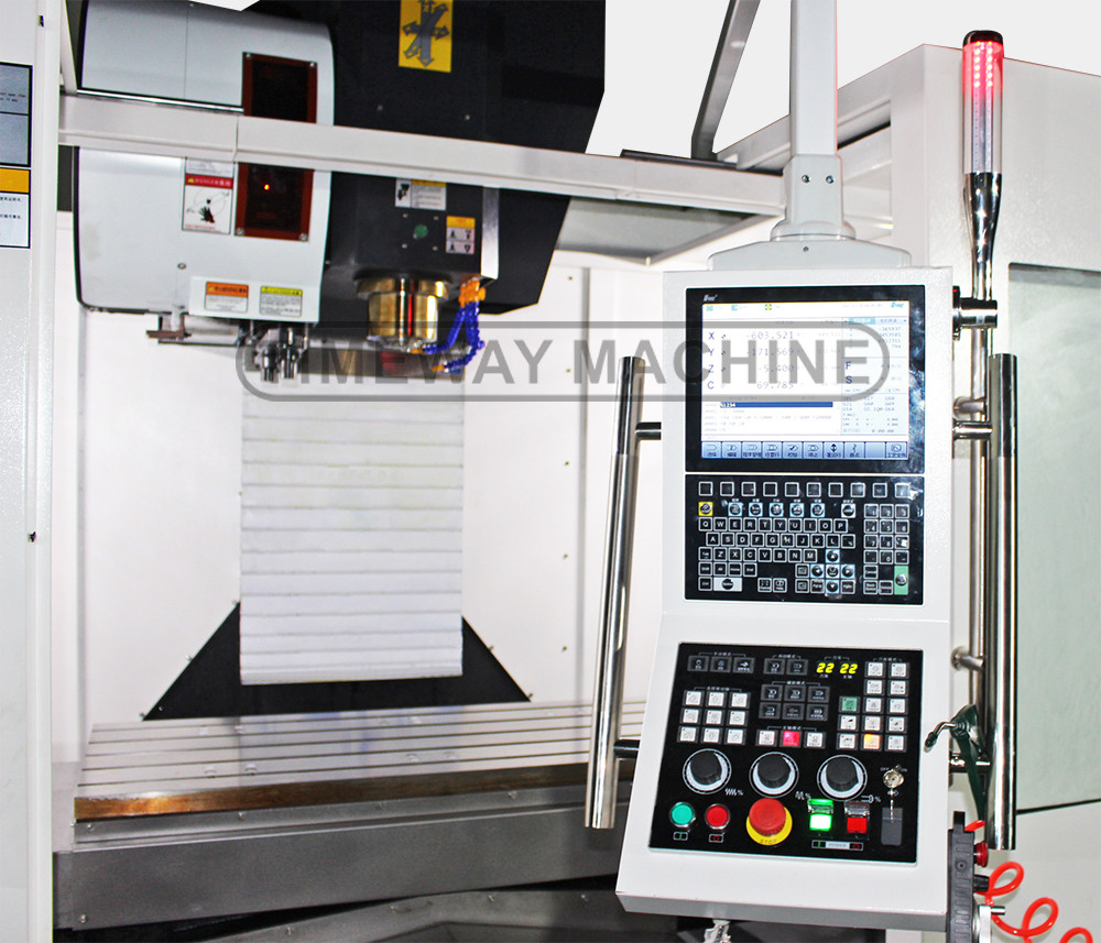 CNC Vertical Machining Center with 24 Tool Magazine Capacity and 3 Axis Milling Machine