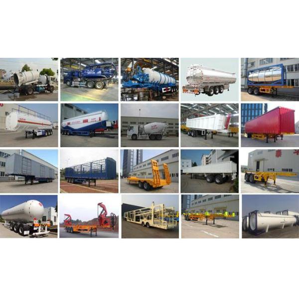 Carbon Steel Oil Transport Tank Trailer Tri Axle Heavy Capacity 30000L-45000L