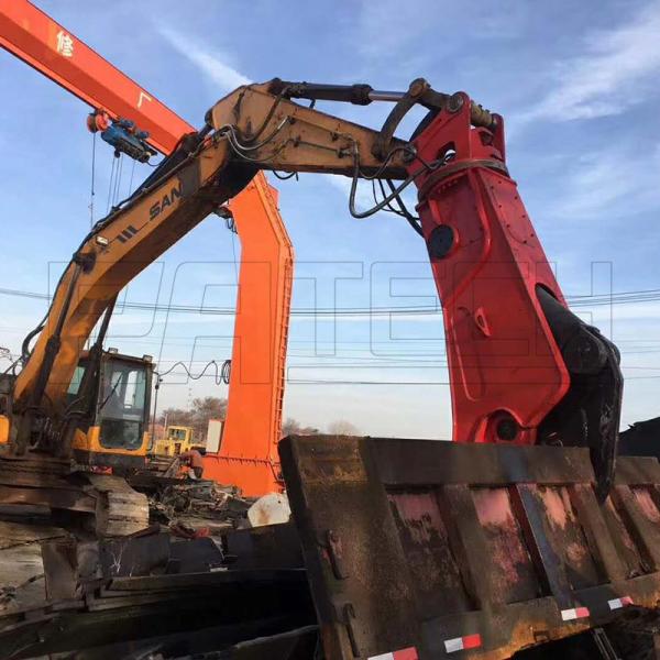 Excavator Scrap Shear For Metal Cutting Largest Shearing Force In Hydraulic Shears