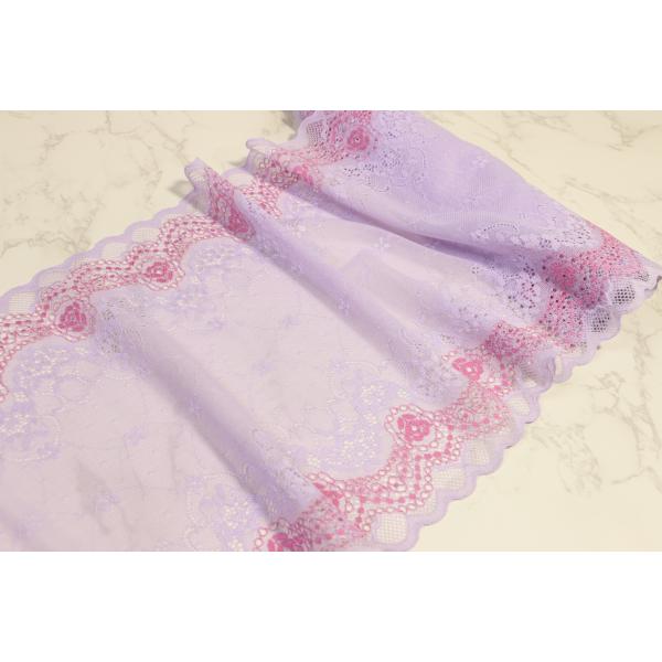 Petit équilibre de dentelle de lingerie de fleur, double dentelle de galon de 8