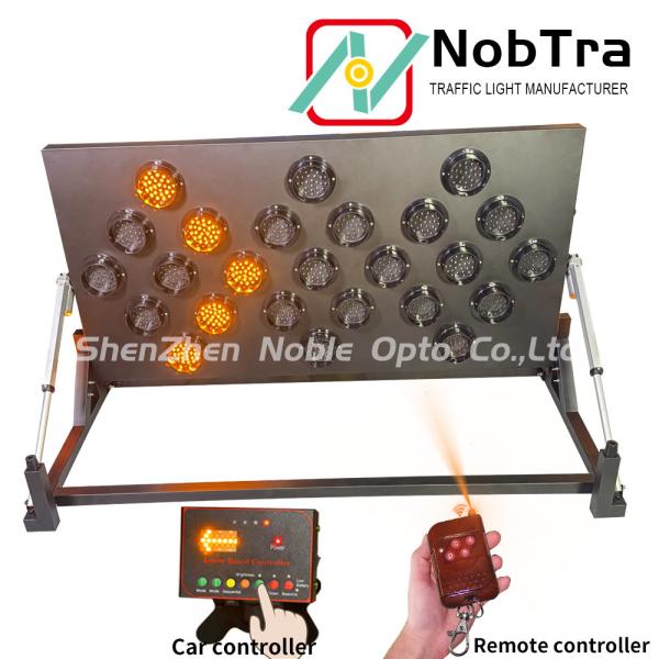 Светодиодные знаки дорожного движения с стрелками с 7 последовательными состояниями работы и беспроводным управлением