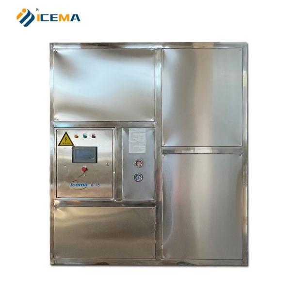 Energy Saving ICEMA 1T-10T Industrial Cube Ice Machine for Food and Beverage Industry