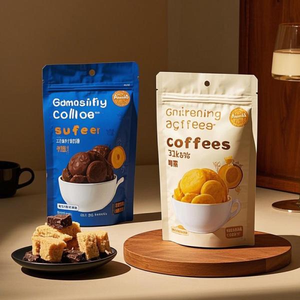 FDA Certified Food Packaging Bags With Stand Up Plastic Zipper  Custom Printed Durable Pouches
