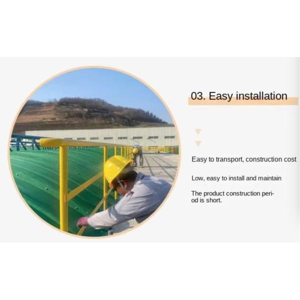 Azul Blanco Verde Cinza Color personalizado Tanque de aguas residuales Cubre el arco de gas Capó de recolección Frp tapa