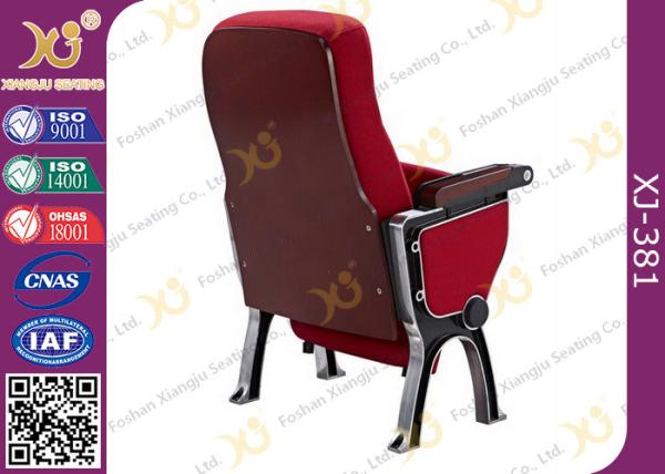 Fabric/Leather Auditorium Furniture Church Hall Chairs With Damper Mechanism