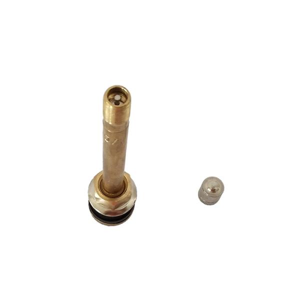 Truck Tire Valve Stems Brass Core 0.625 Inch Rim Hole TR571 High Pressure