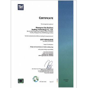 Dongguan Ruichen Sealing Co., Ltd. Сертификации