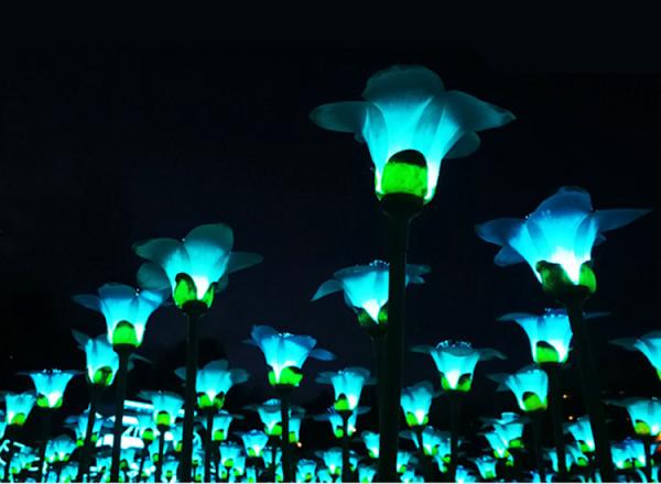 LED Simulation Silicone Kapok Lamp Custom DMX512 Control Lantern Park Beautiful Display Bright