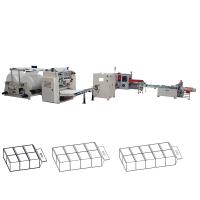 Prix pas cher 10 sacs de dessin de tissus faciaux V ligne de production de machine à papier pliable