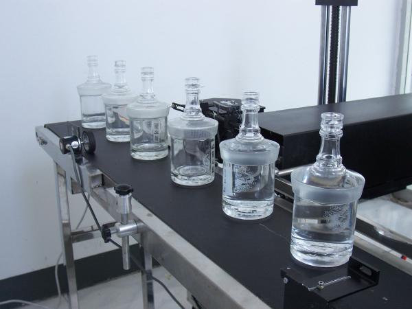 High Precision Marking Wine Glass Engraving Machine , Wine Bottle Etching Machine