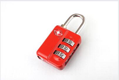 shnke zinc alloy TSA 3-digit travel luggage lock